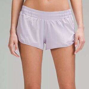lululemon Lavender Hotty Hot Shorts Size 8